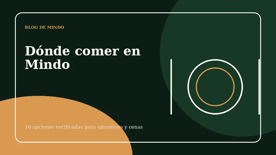 Ilustración editorial sobre gastronomía y restaurantes de Mindo